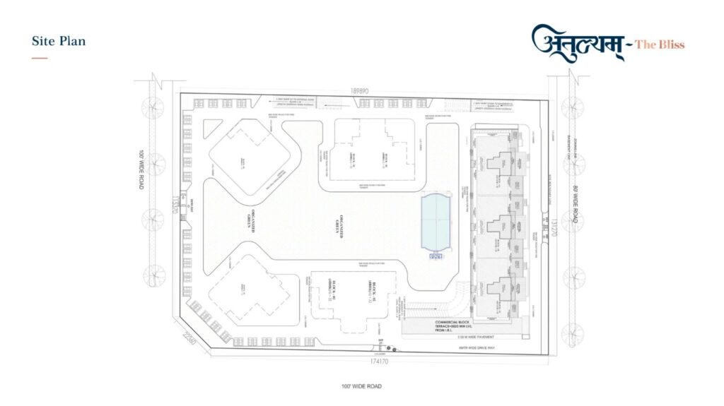 Atulyam The Bliss Site Plan