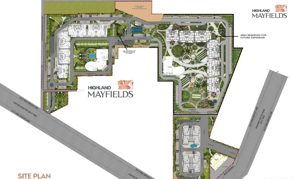 Highland Mayfields Site Plan