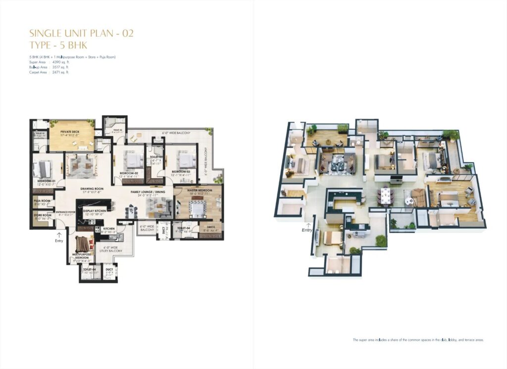 Marbella Twin Towers Unit Plan 2