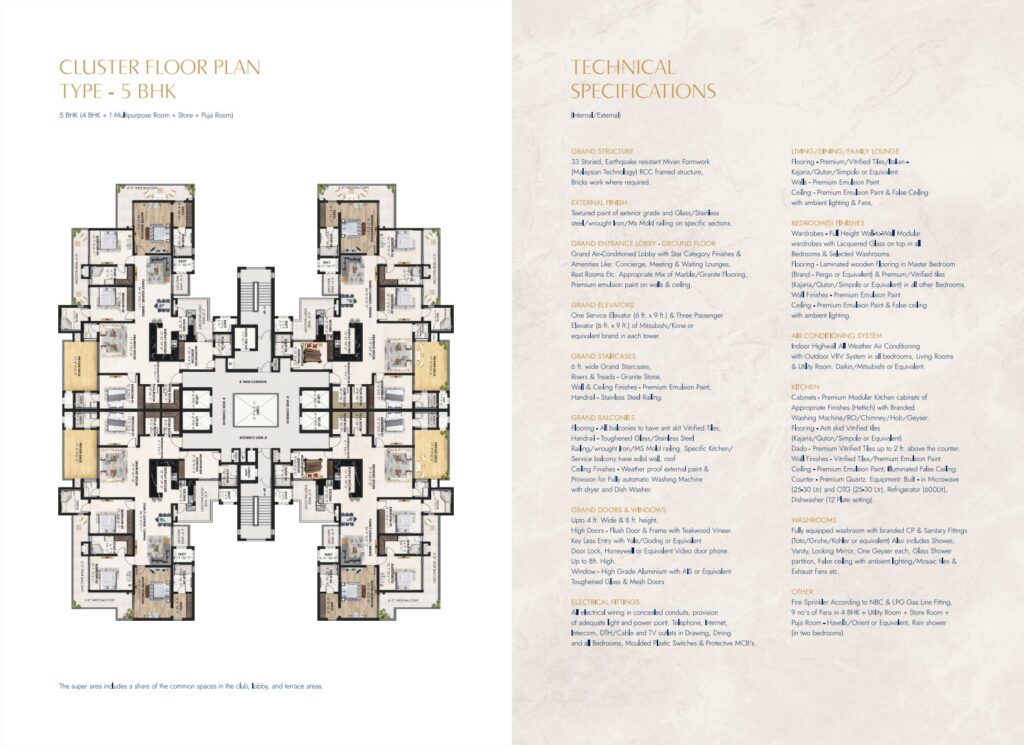 Marbella Twin Towers Cluster Floor Plan